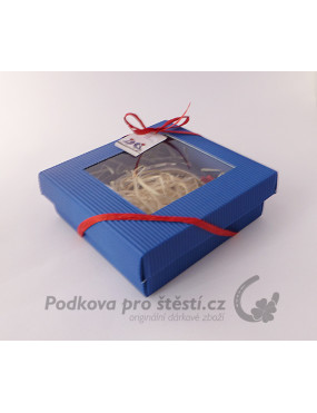 Dárkový balíček s podkovou NIKLOVÝ POVRCH, RŮZNÉ BARVY