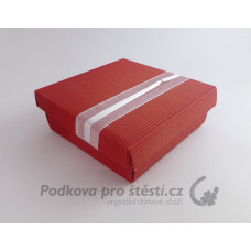 Dárkový balíček s podkovou + zdobená krabička 18, RŮZNÉ BARVY