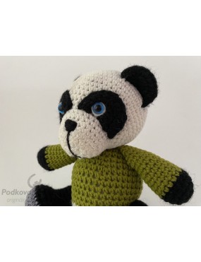 Háčkovaný medvídek panda