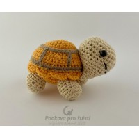 Háčkovaný žlutý želvák