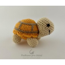 Háčkovaný žlutý želvák