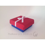 Dárková krabička plné víko 10 x 10 x 5 cm, RŮZNÉ BARVY