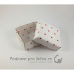 Dárková krabička se vzorem 10 x 10 x 5 cm, RŮZNÉ VZORY