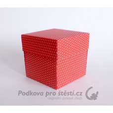 Dárková krabička s překvapením, minipuntík bez zdobení, RŮZNÉ BARVY