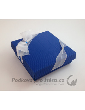 Dárkový balíček s podkovou + zdobená krabička 19, RŮZNÉ BARVY