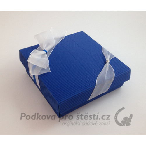 Dárkový balíček s podkovou + zdobená krabička 19, RŮZNÉ BARVY