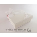 Dárková krabička rovná vlna zdobená 19, RŮZNÉ BARVY