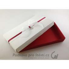 Dárková krabička ROVNÁ vlna obdélníková 23, RŮZNÉ BARVY A VARIANTY