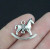 3 - Přívěsek kovový 20x22 mm - houpací koník 1  + 8 Kč 