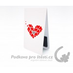 Magnetická záložka velká, srdce z lásky, VÍCE VARIANT