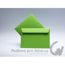 Barevná obálka A5 - hráškově zelená