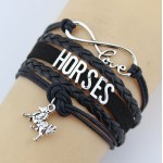 N&aacute;ramek I LOVE horses / RŮZN&Eacute; BARVY A PŘ&Iacute;VĚSKY