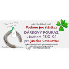 Dárkový poukaz ELEKTRONICKÝ v hodnotě 100 Kč