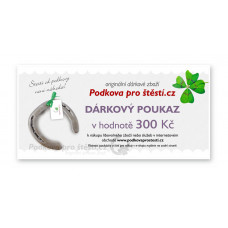 Dárkový poukaz v hodnotě 300 Kč
