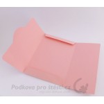 Přebal na peníze / poukaz 14, Květiny s kamínky + VLASTNÍ TEXT / RŮZNÉ VELIKOSTI A BARVY