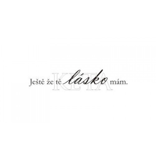 308 - ještě že tě lásko mám