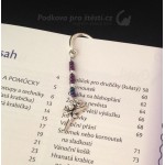 Záložka do knihy kovová - 10, RŮZNÉ PŘÍVĚSKY