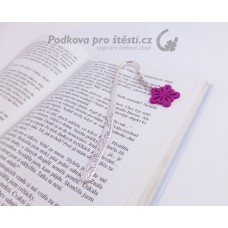 Záložka do knihy kovová - 4, různé barvy